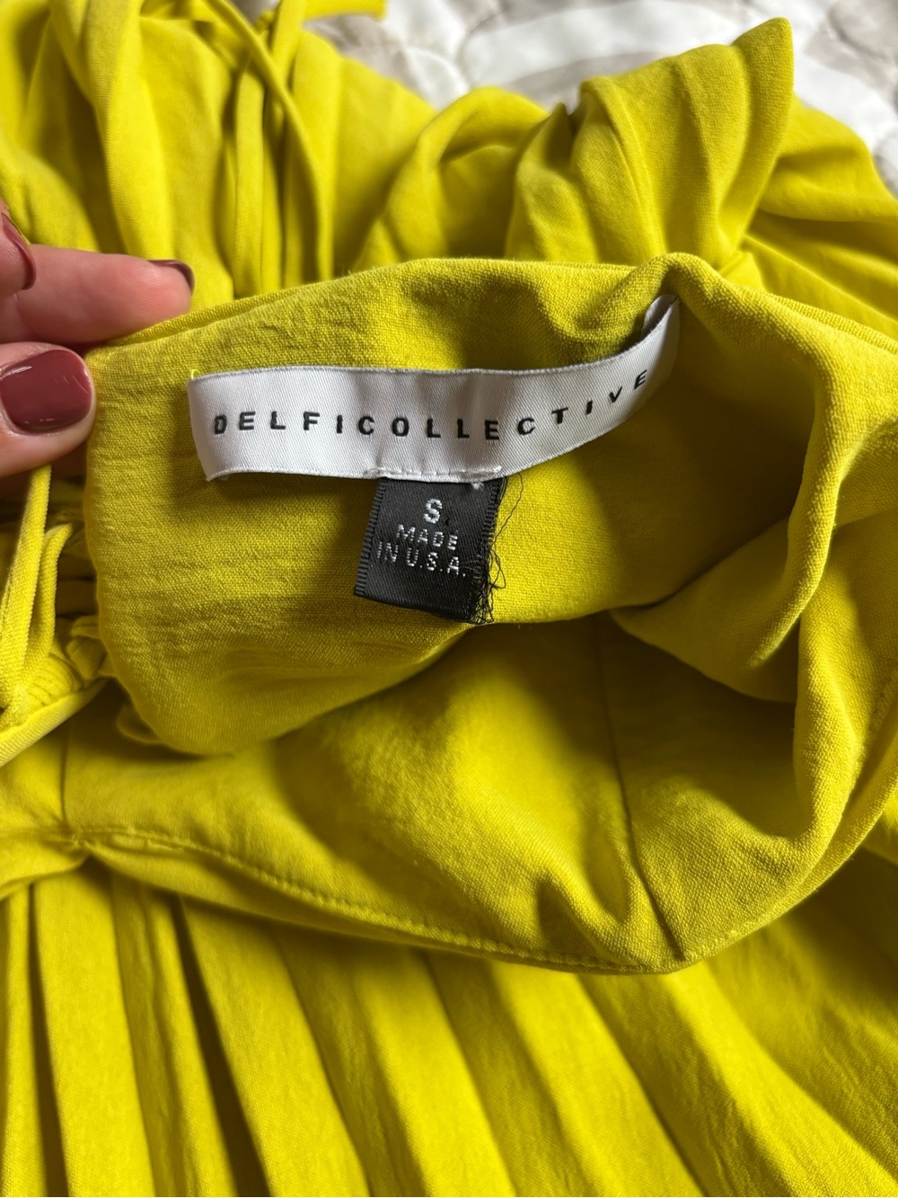 Delfi DAPHNE DRESS
- Chartreuse - Picture 9 of 9